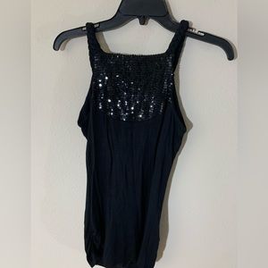 Beautiful black party top